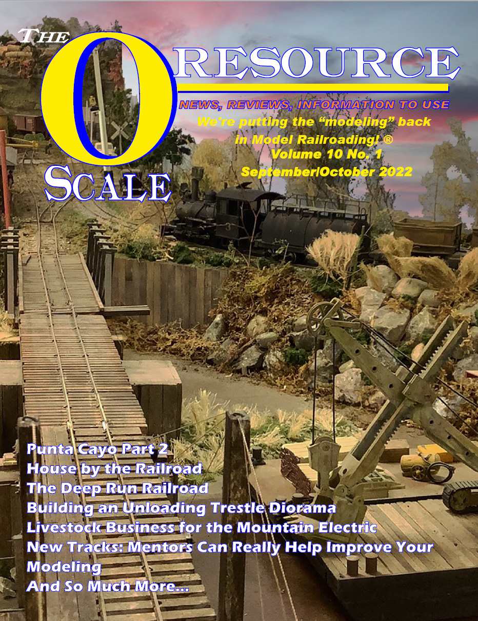 O Scale Resource magazine September/October 2022 cover