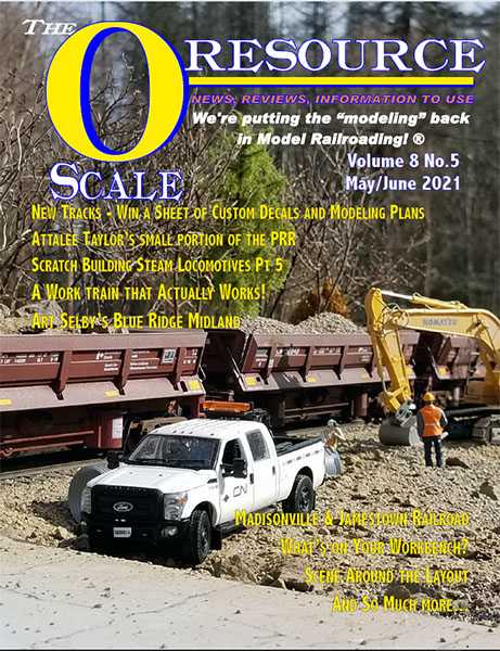 O Scale Resource magazine May/June 2021 cover