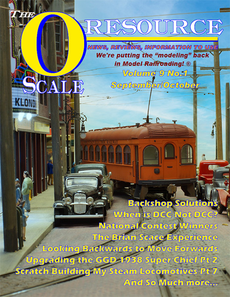 O Scale Resource magazine Sept/Oct 2021 cover