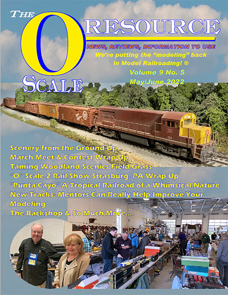 O Scale Resource magazine May/June 2022 cover