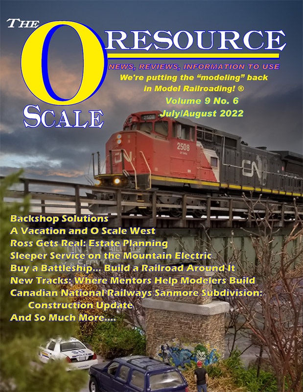 O Scale Resource magazine July/August 2022 cover